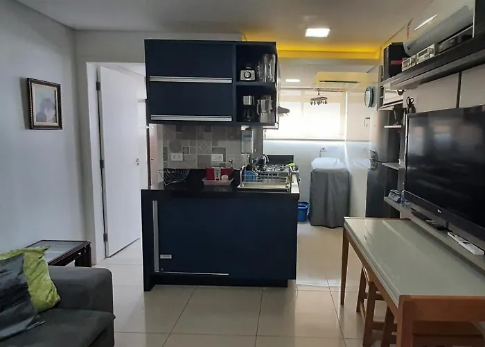 Apartamento Encantador Na Ponta Da Praia